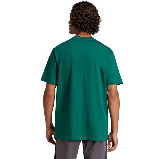 Adidas Heren essentials klein logo single jersey t-shirt UTPP5766_collegiategreenblack large