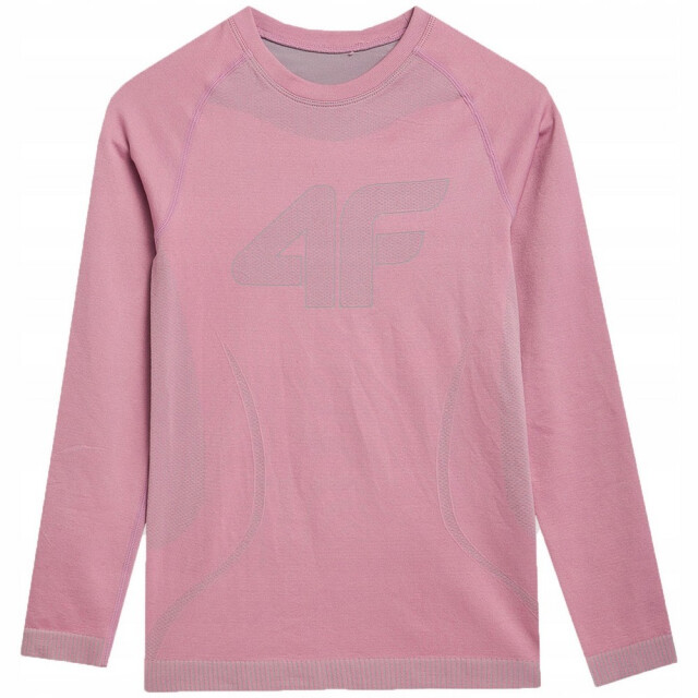 4F Kinderen/kids jaw23useaf109 thermoactieve naadloze onderlagen set UTPP5705_pink large