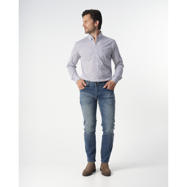 Campbell casual overhemd met lange mouwen 099199-001-XXL large