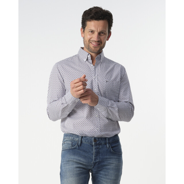 Campbell casual overhemd met lange mouwen 099199-001-XXL large