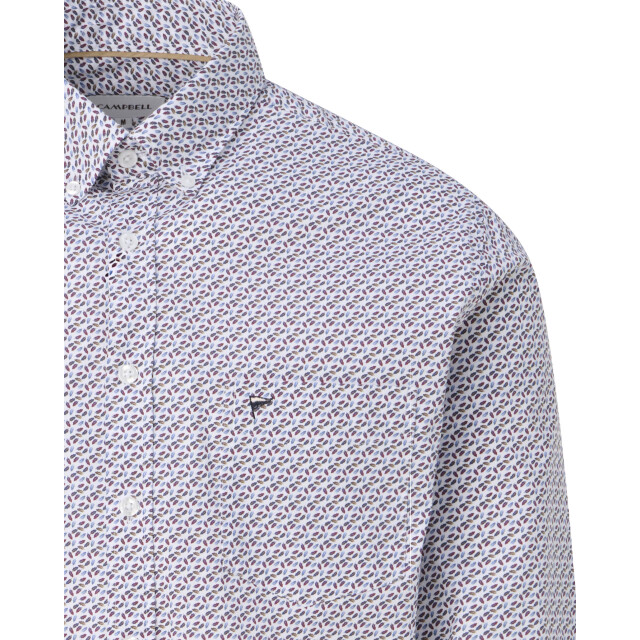 Campbell casual overhemd met lange mouwen 099199-001-XXL large