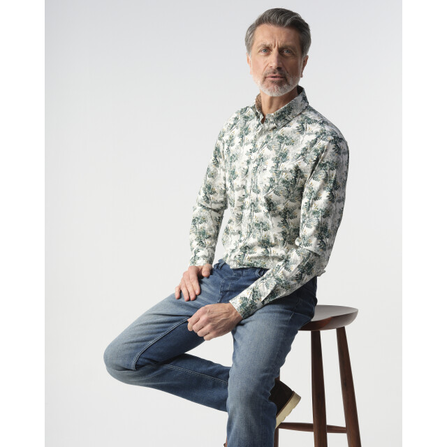 Campbell casual overhemd met lange mouwen 099200-002-XXXL large