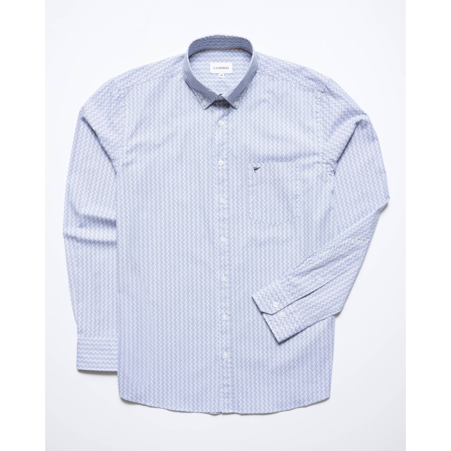 Campbell casual overhemd met lange mouwen 099202-003-XXL large