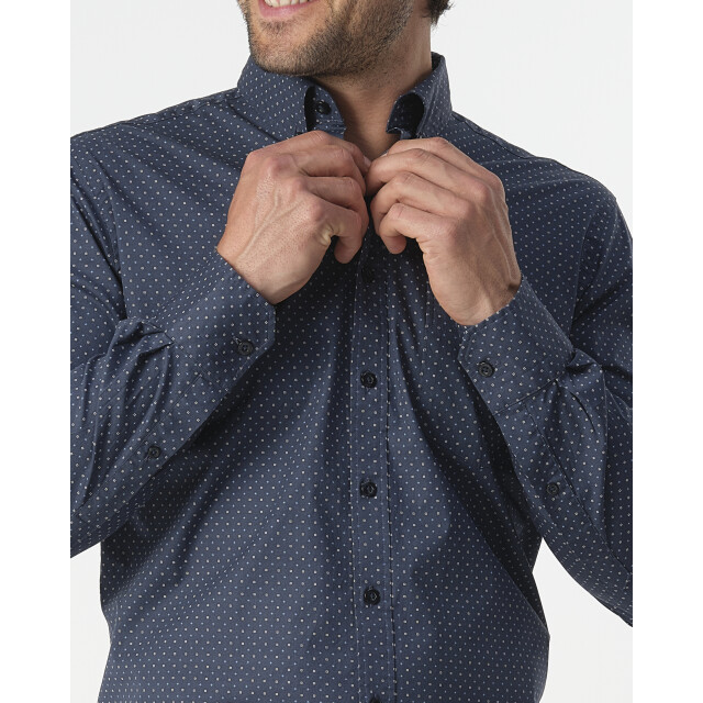 Campbell casual overhemd met lange mouwen 099197-001-XXL large