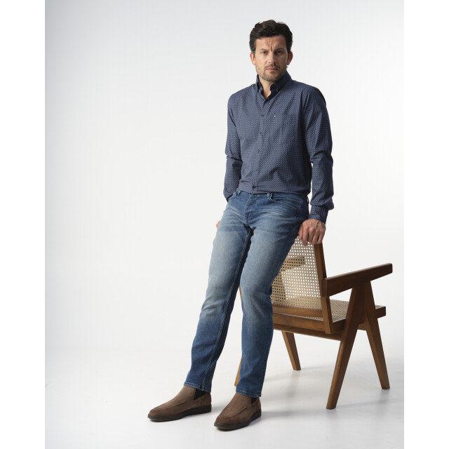 Campbell casual overhemd met lange mouwen 099197-001-XXL large