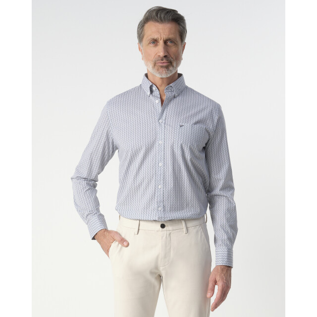 Campbell casual overhemd met lange mouwen 099202-003-XXL large