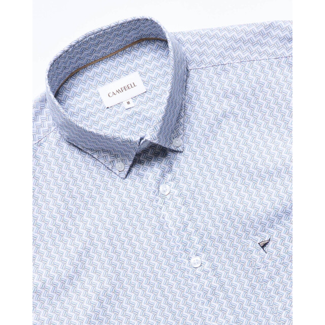 Campbell casual overhemd met lange mouwen 099202-003-XXL large