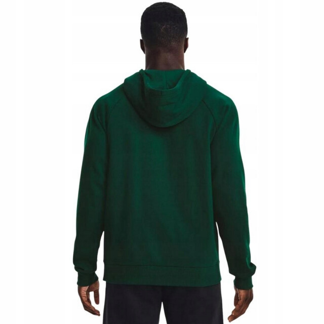 Under Armour Heren rival groot logo fleece training hoodie UTPP5542_darkgreen large