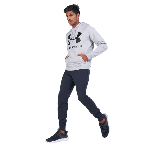 Under Armour Heren rival groot logo fleece training hoodie UTPP5542_grey large