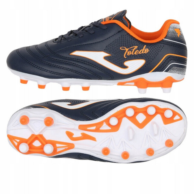Joma Kinder/kids toledo 2503 stevige grond voetbalschoenen UTPP4554_navyorange large
