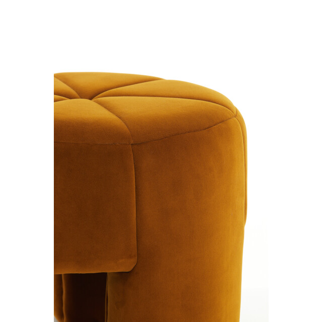 Light & Living poef batoemi Ø51x45cm oranje 3185353 large