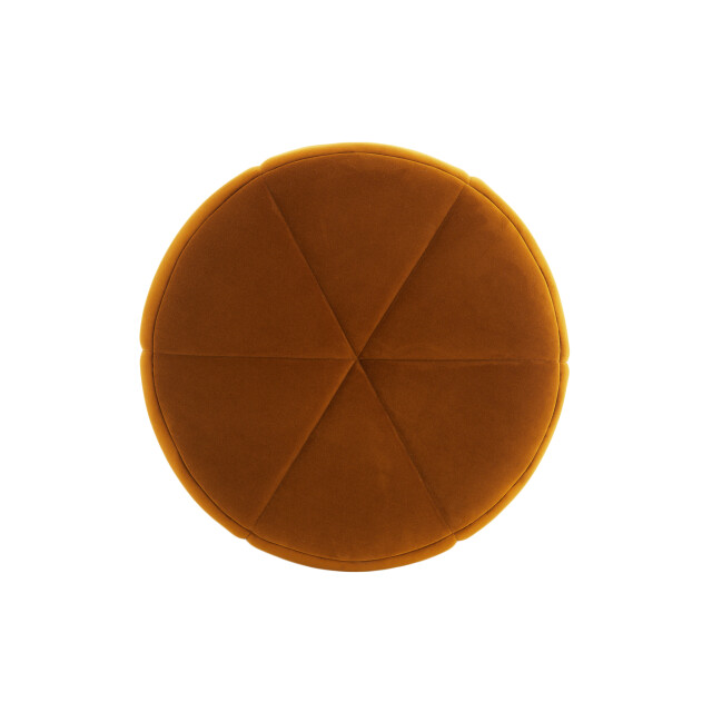 Light & Living poef batoemi Ø51x45cm oranje 3185353 large