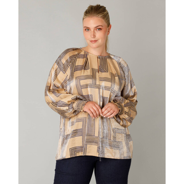 Yesta Top korte mouw a005714 fleur Yesta + Top korte mouw A005714 FLEUR large