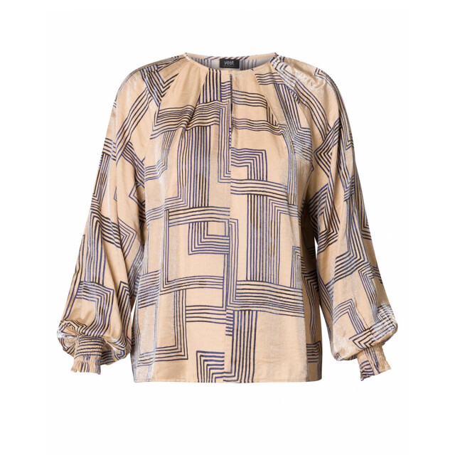 Yesta Top korte mouw a005714 fleur Yesta + Top korte mouw A005714 FLEUR large