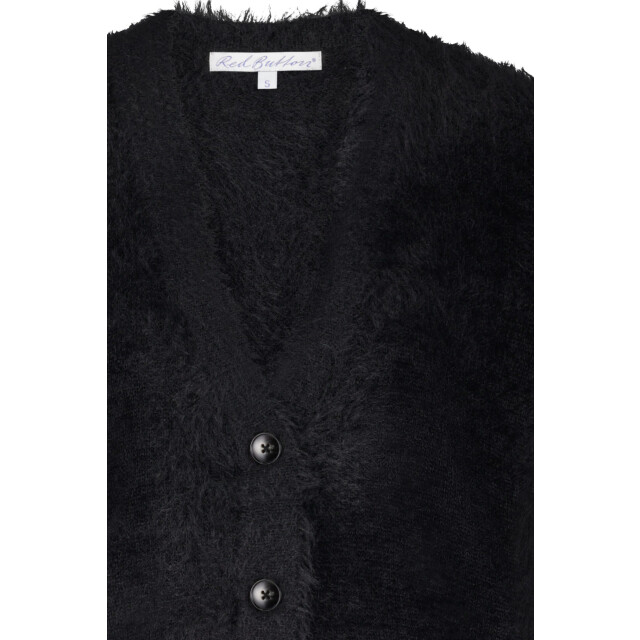 Red Button Sleeveless fuzzy zw Sleeveless Fuzzy Zw large
