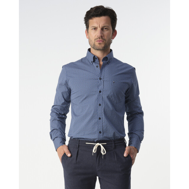 Campbell casual overhemd met lange mouwen 099198-001-XXL large