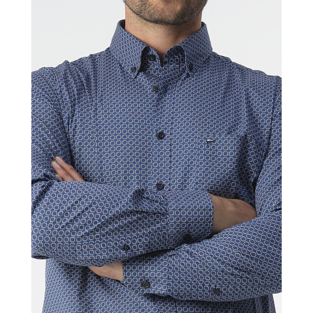 Campbell casual overhemd met lange mouwen 099198-001-XXL large