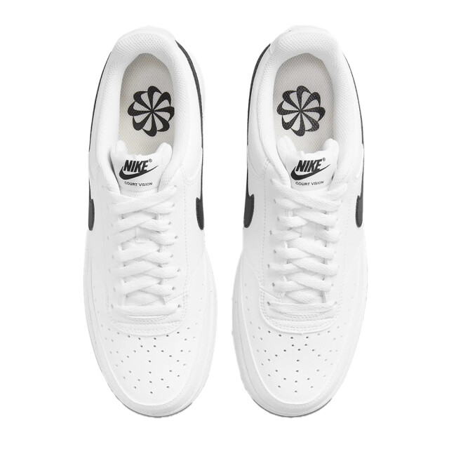 Nike Heren court vision synthetisch leren trainers UTPP998_white large