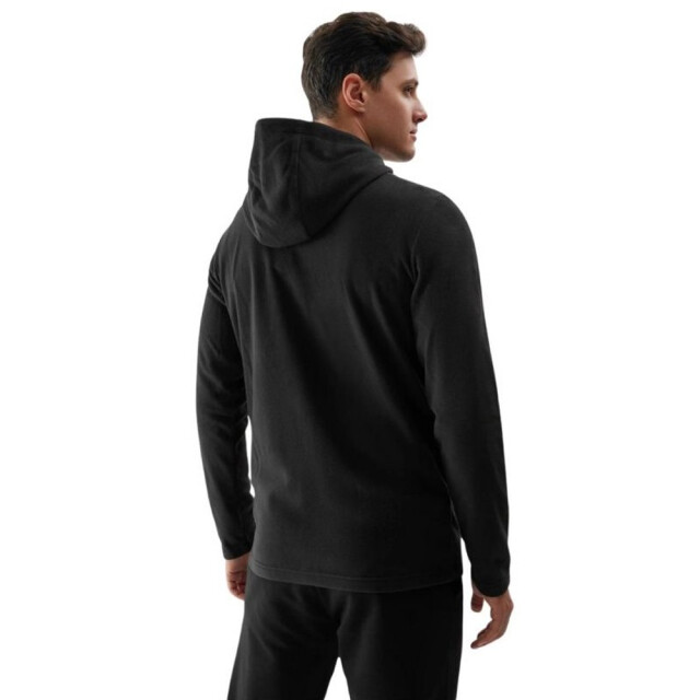 4F Heren m176 fleece full zip hoodie UTPP5635_black large