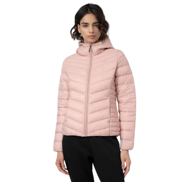4F Dames ss23tdjaf095 donzen jas UTPP5404_pink large