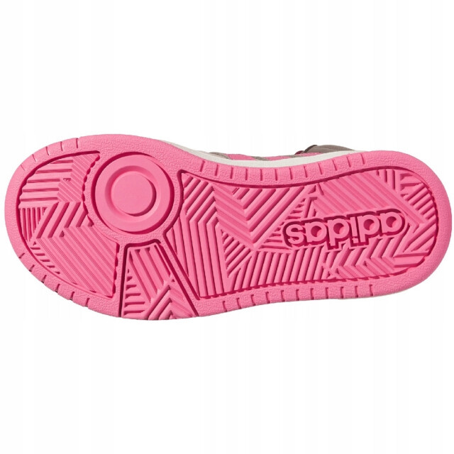 Adidas Kinder/kids hoops 3.0 mid cut trainers UTPP5022_whitepink large