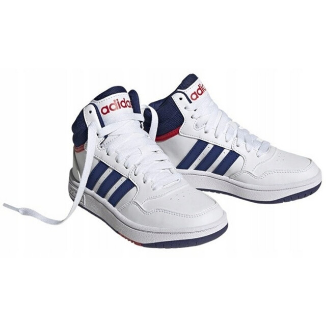 Adidas Kinder/kids hoops 3.0 mid cut trainers UTPP5022_whiteblue large