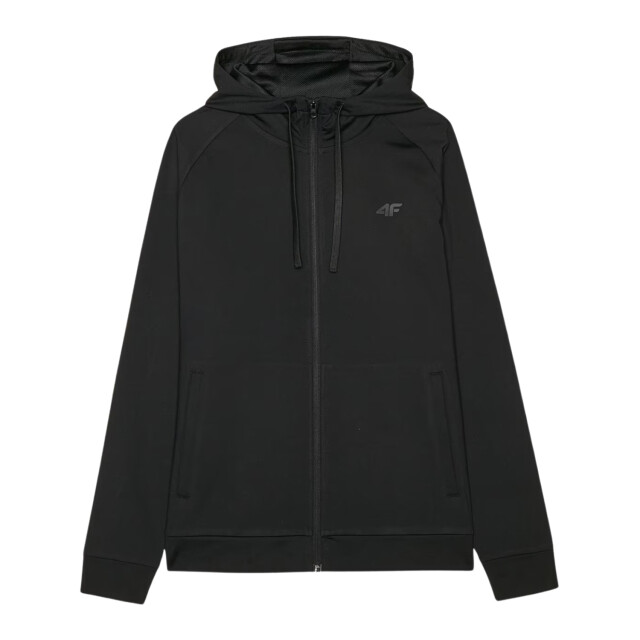 4F Heren waw24tfswm403 hoodie met volledige rits UTPP5547_black large