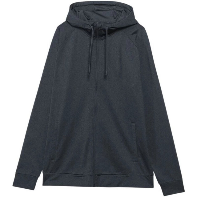 4F Heren waw24tfswm403 hoodie met volledige rits UTPP5548_black large