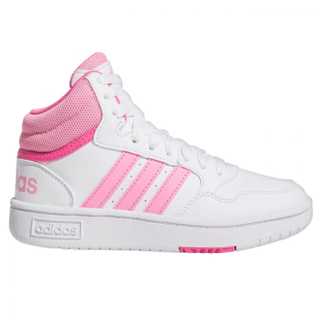 Adidas Kinder/kids hoops 3.0 mid cut trainers UTPP5145_whitepink large