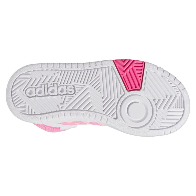 Adidas Kinder/kids hoops 3.0 mid cut trainers UTPP5145_whitepink large
