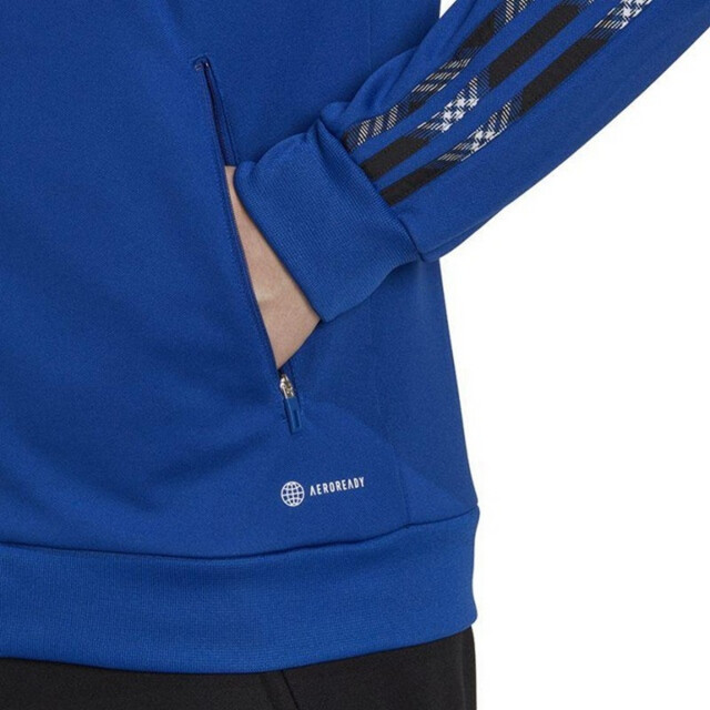Adidas Heren tiro geruit trainingsjack met logo UTPP4615_blue large