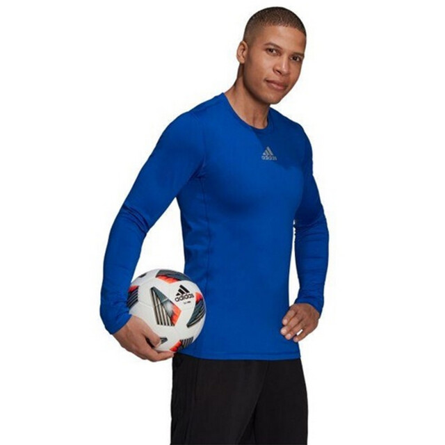 Adidas Heren tech-fit t-shirt met lange mouwen UTPP4274_blue large