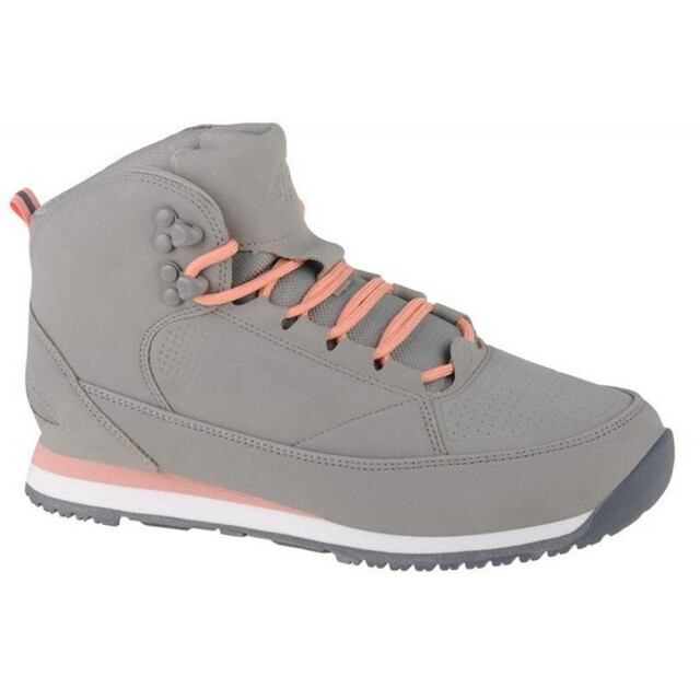 4F Kinder/kinder synthetisch leren hooggesneden winterlaarzen UTPP3629_grey large