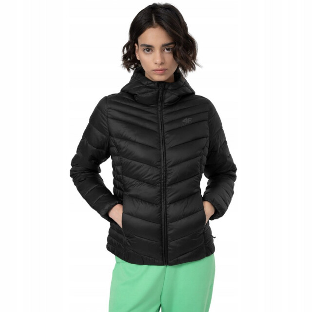 4F Dames ss23tdjaf095 donzen jas UTPP5404_black large