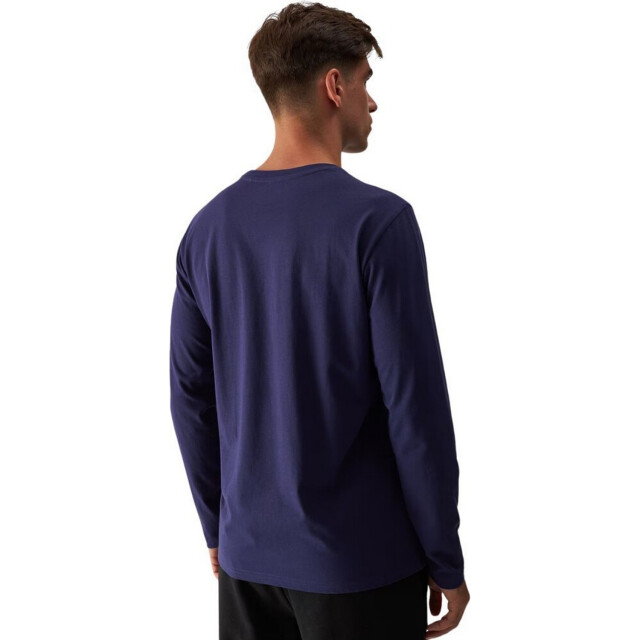 4F Heren wmm00tlonm375 t-shirt met lange mouwen UTPP938_navyblue large