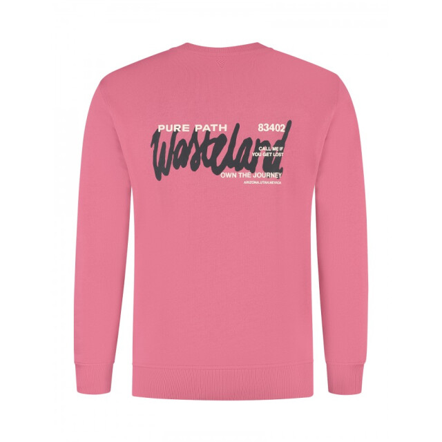 Pure Path 25030310 24 heren -regular fit crewneck sweater -  p 24/25030310 large