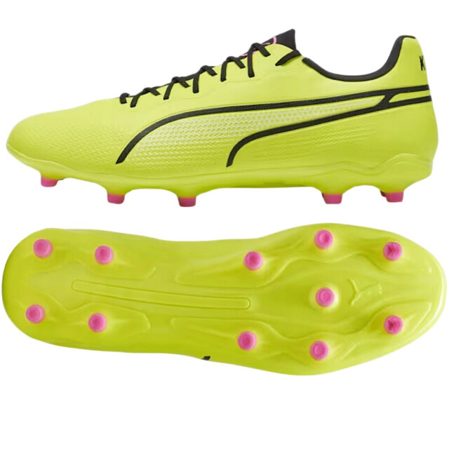 Puma Heren king pro stevige grond voetbalschoenen UTPP6913_yellow large