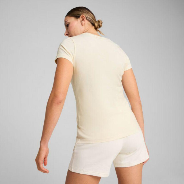 Puma Dames ess elevated t-shirt UTPP5409_beige large