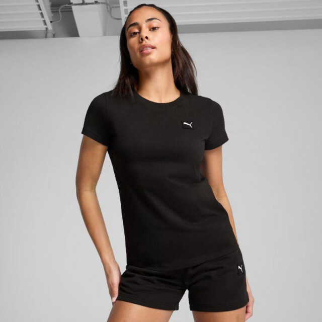 Puma Dames ess elevated t-shirt UTPP5409_black large