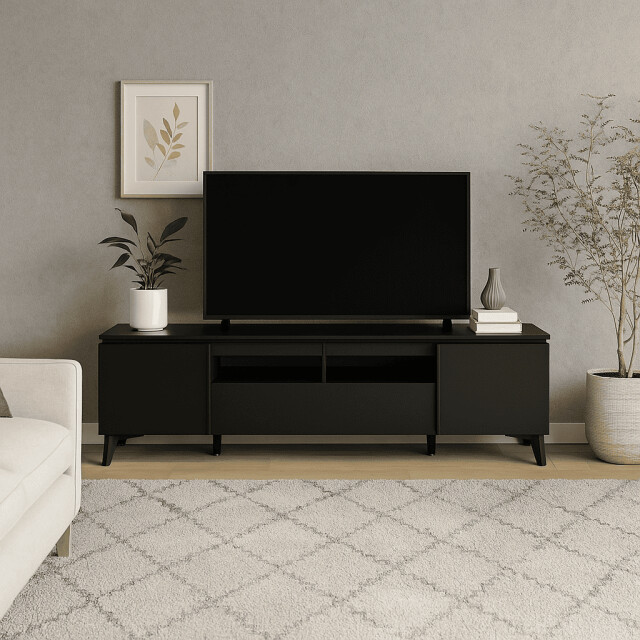 CaliCosy Tv-meubel 2 deuren 1 lade l177 cm bertrix 2937550 large