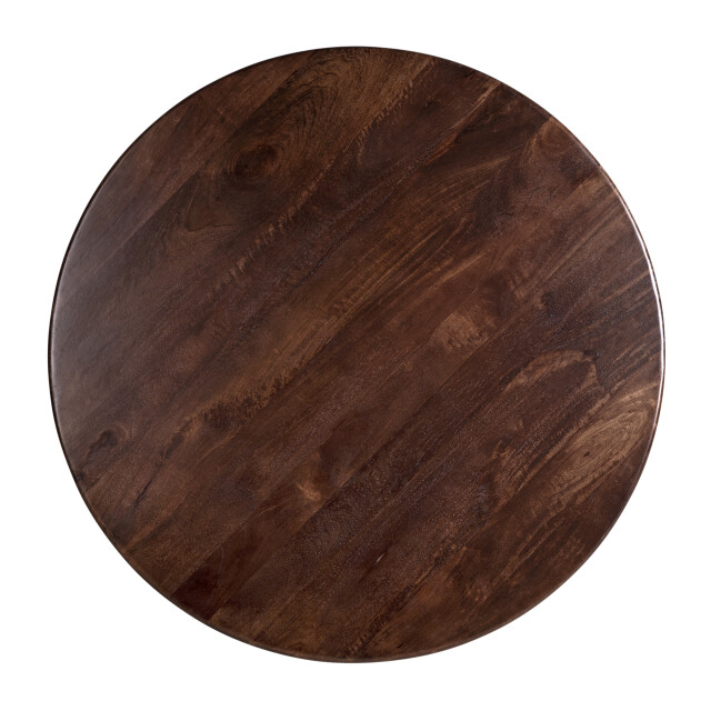 Lewis & Loft Eettafel lila -rond ⌀120 fsc® mangohout walnoot 3245706 large