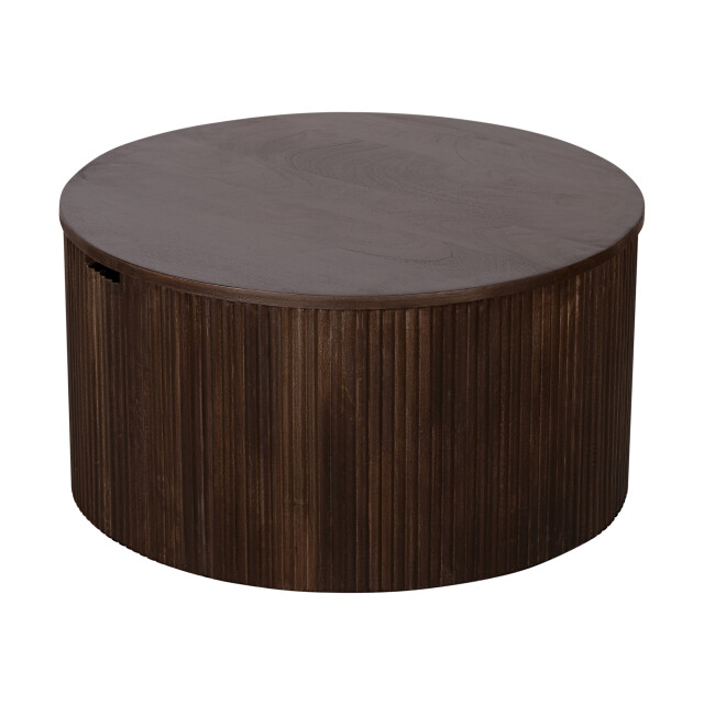 Lewis & Loft Salontafel lonne fsc® mangohout ⌀70cm walnoot 3245704 large