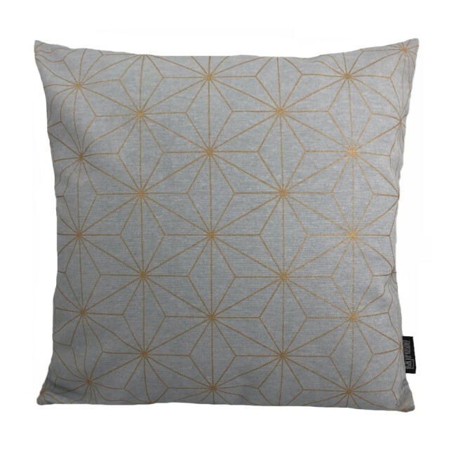 Gek op kussens! Sierkussen nadal grey/gold | 45 x 45 cm | katoen/polyester 3238084 large