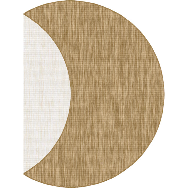 Muratap Brussels uni buitenkleed – rond effen indoor & outdoor vloerkleed – tuinkleed, 3239517 large