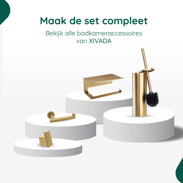 Xivada Reserverolhouder lotis vrijstaand voor 3 wc rollen - 3195465 large
