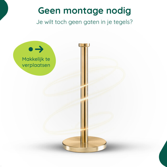 Xivada Reserverolhouder lotis vrijstaand voor 3 wc rollen - 3195465 large