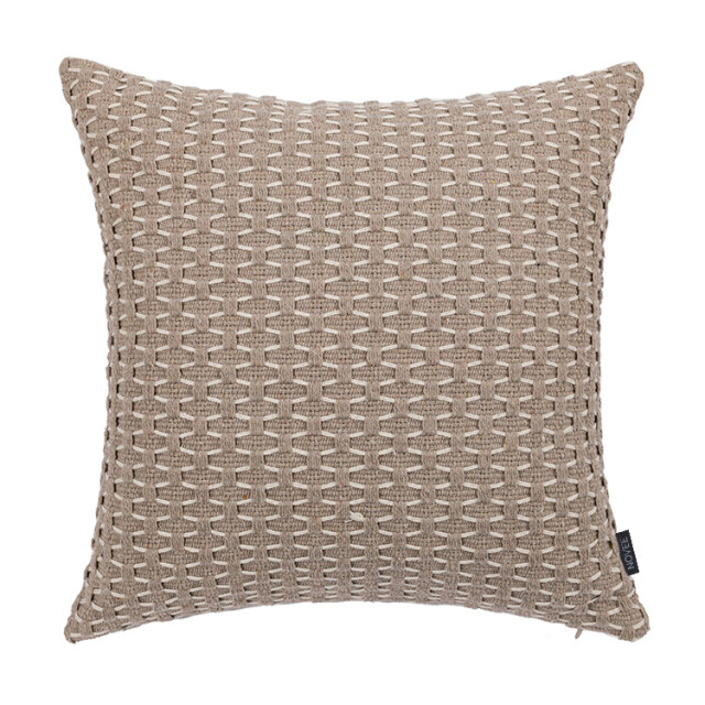 NOVÉE Sierkussen taupe woven | 45 x 45 cm | polyester 3237938 large