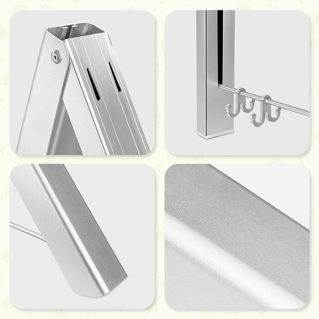 Xivada Droogrek lici inklapbaar aluminium droogrek muur - 3193580 large