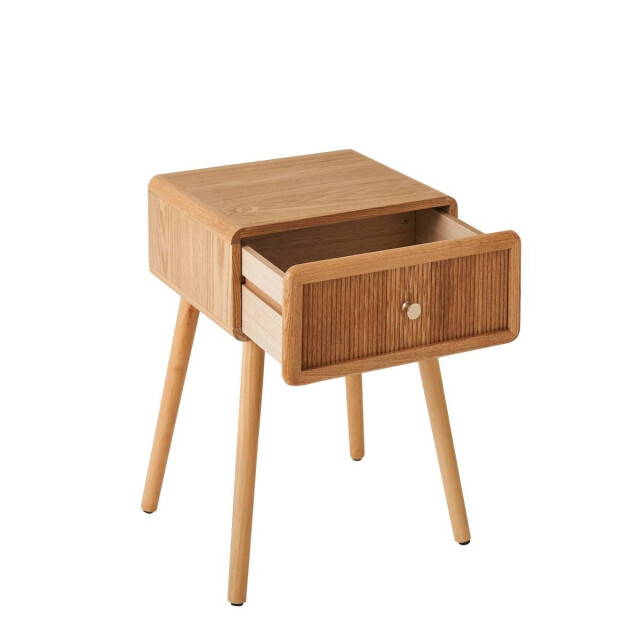 CaliCosy Nachtkastje met 1 lade en latten front l42 cm ava 3245906 large