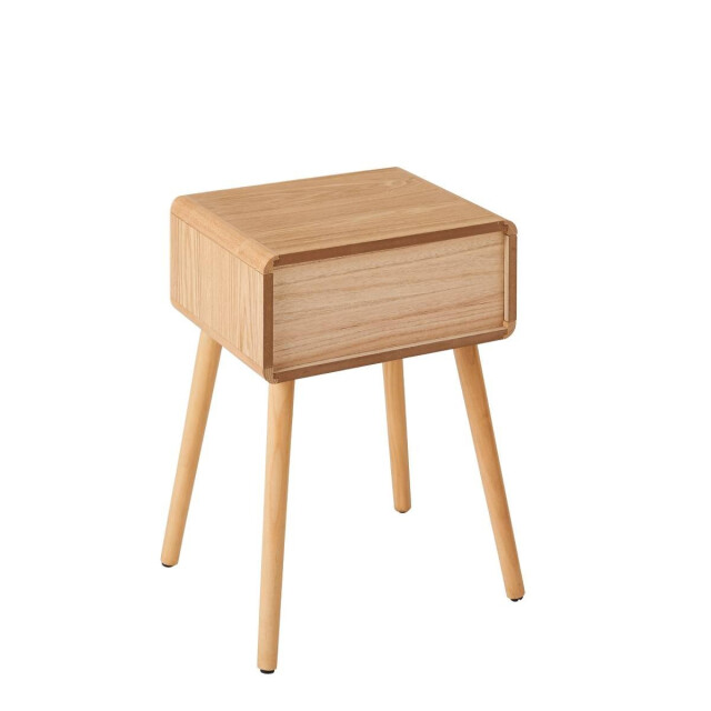 CaliCosy Nachtkastje met 1 lade en latten front l42 cm ava 3245906 large